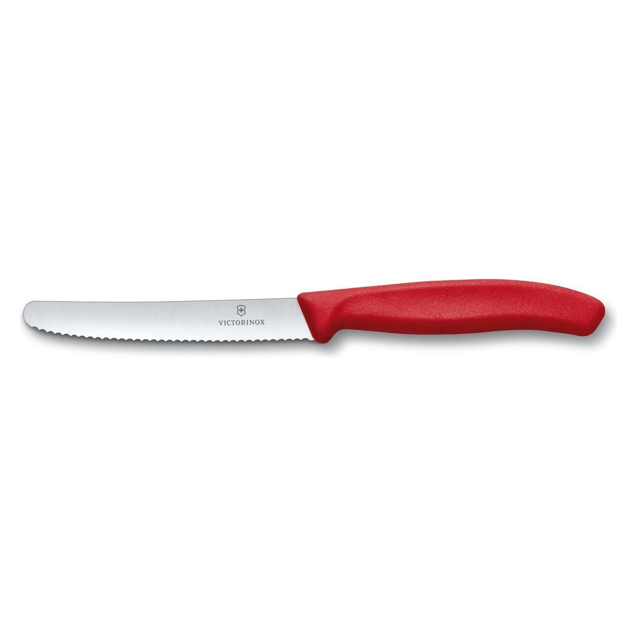 Couteau à tomates et de table Swiss Classic 11 cm - 4.5 po Rouge - Victorinox - Couteau d'office - 6.7831.C1 - La Guilde Culinaire