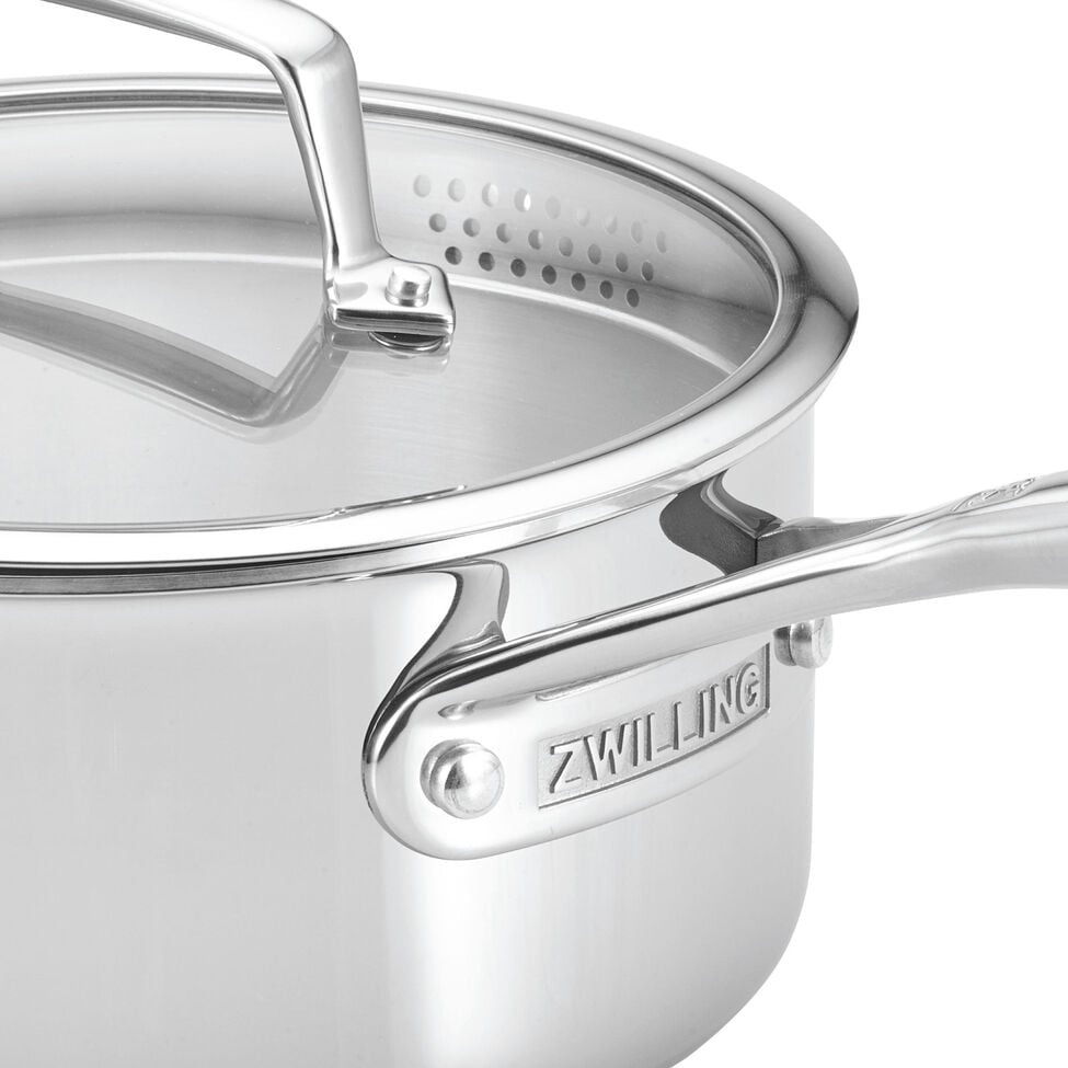 Batterie de cuisine 10 pièces en acier inoxydable 18/10    - Zwilling - Batterie de cuisine -  - La Guilde Culinaire