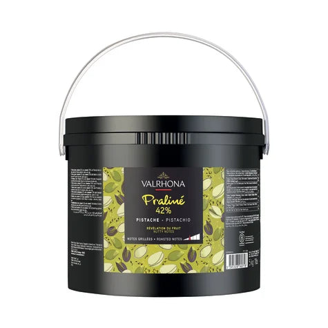 Praliné Pistache 42% 5 kg - Valrhona - Chocolat - 883057 - La Guilde Culinaire