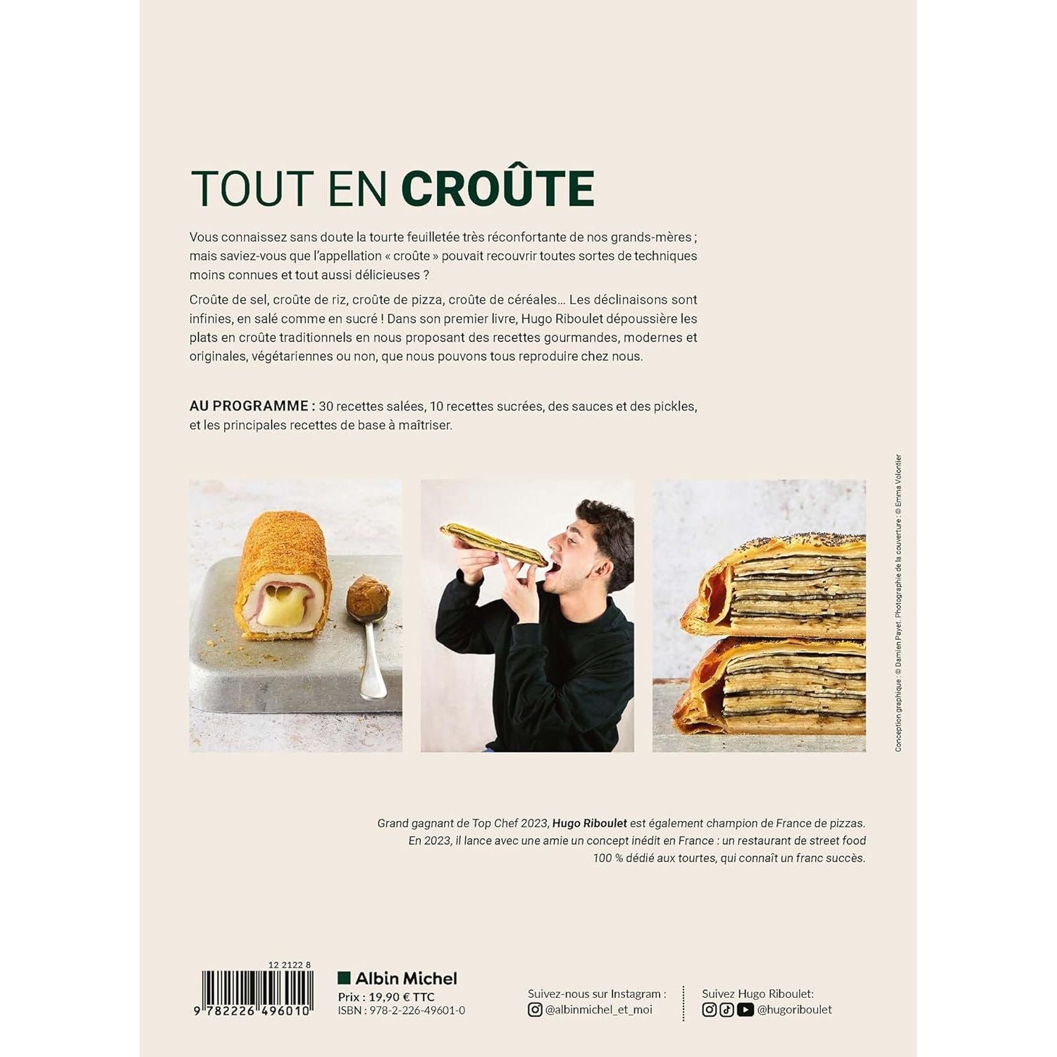 Tout en croûte - Albin Michel Ed. - Livre de cuisine - - La Guilde Culinaire