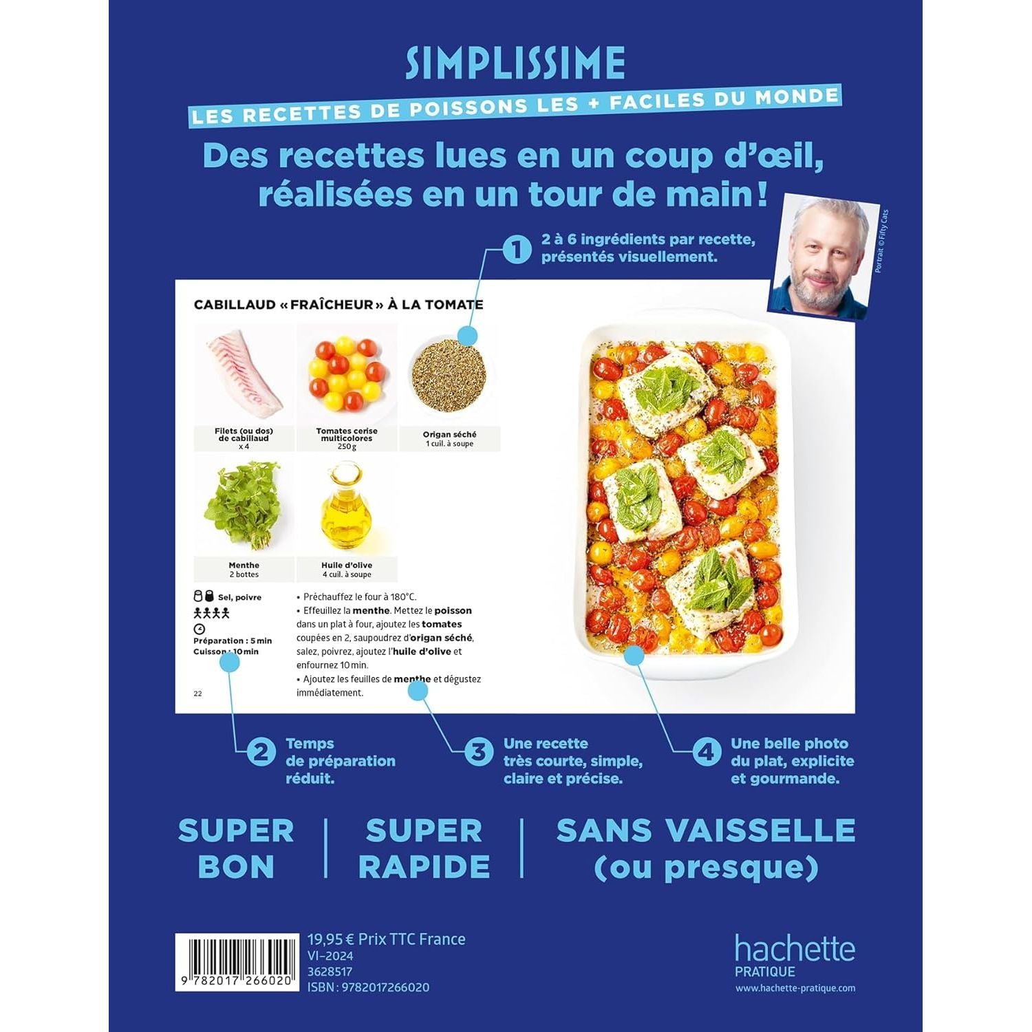 Simplissime : Les recettes de poissons les + faciles du monde    - Hachette Ed. - Livre de cuisine -  - La Guilde Culinaire