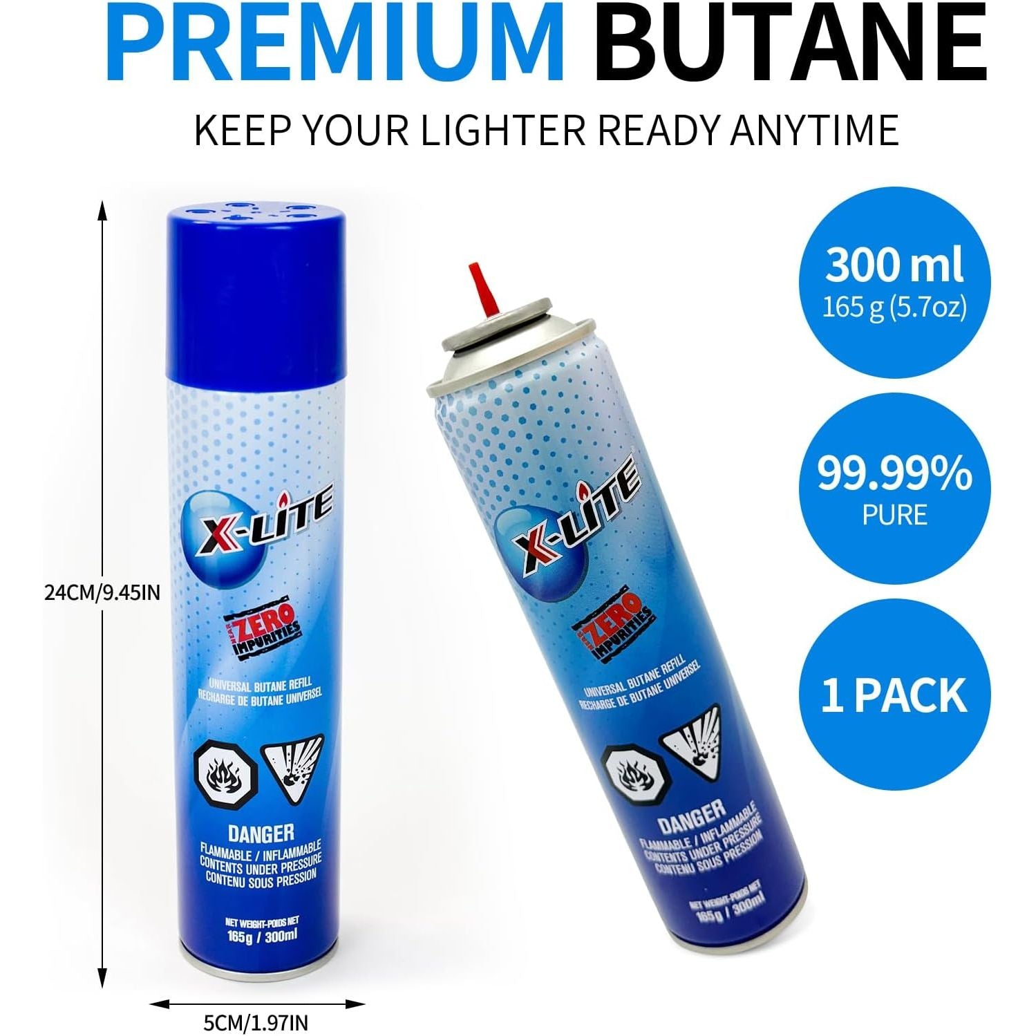 Recharge de butane universel - Vitantonio - Recharge de butane - - La Guilde Culinaire