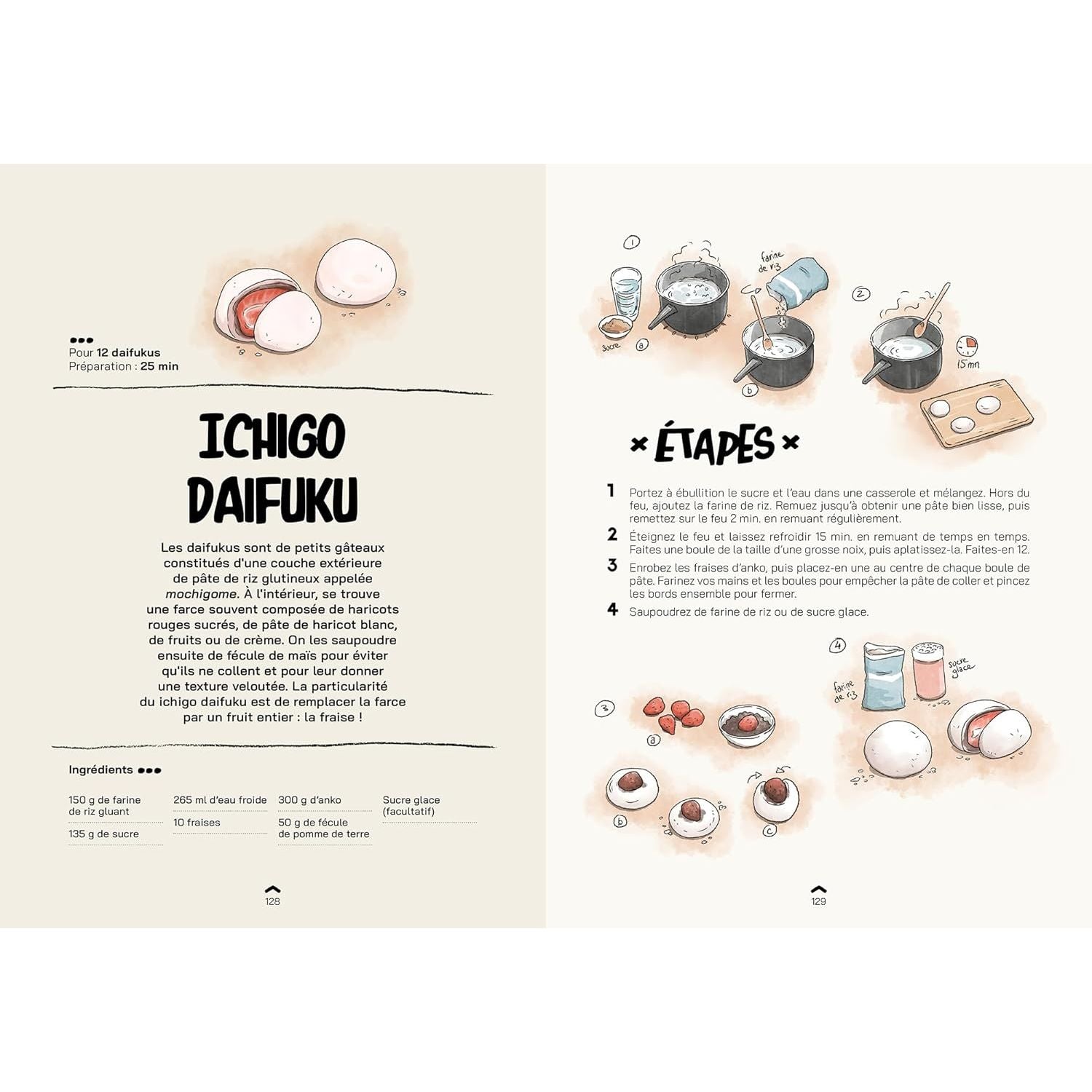 Recettes japonaises en 4 étapes    - Hachette Ed. - Livre de cuisine -  - La Guilde Culinaire