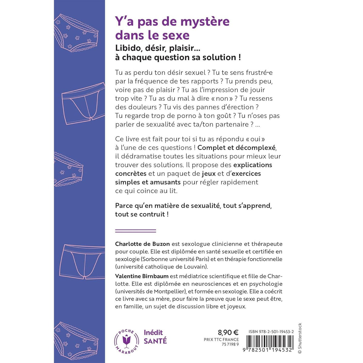 Y'a pas de mystère dans le sexe - Marabout - Livre de sexualité - - La Guilde Culinaire