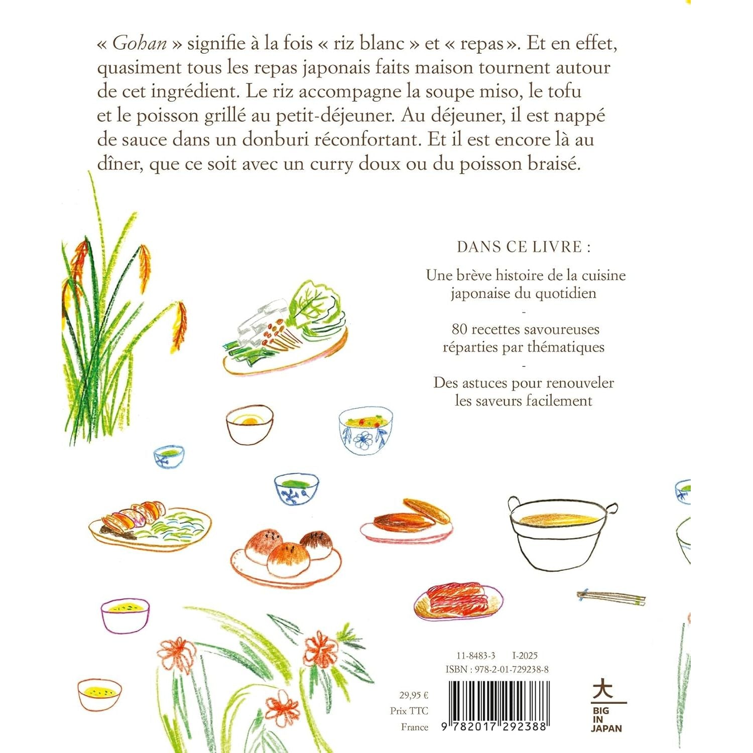 Gohan : Souvenirs et anecdotes en 80 recettes - Hachette Ed. - Livre de cuisine - - La Guilde Culinaire