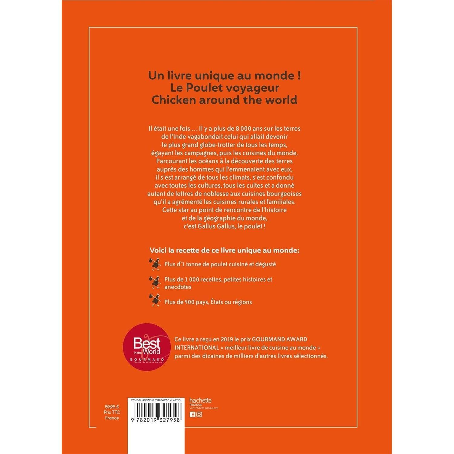 Le Poulet Voyageur - Hachette Ed. - Livre de cuisine - - La Guilde Culinaire
