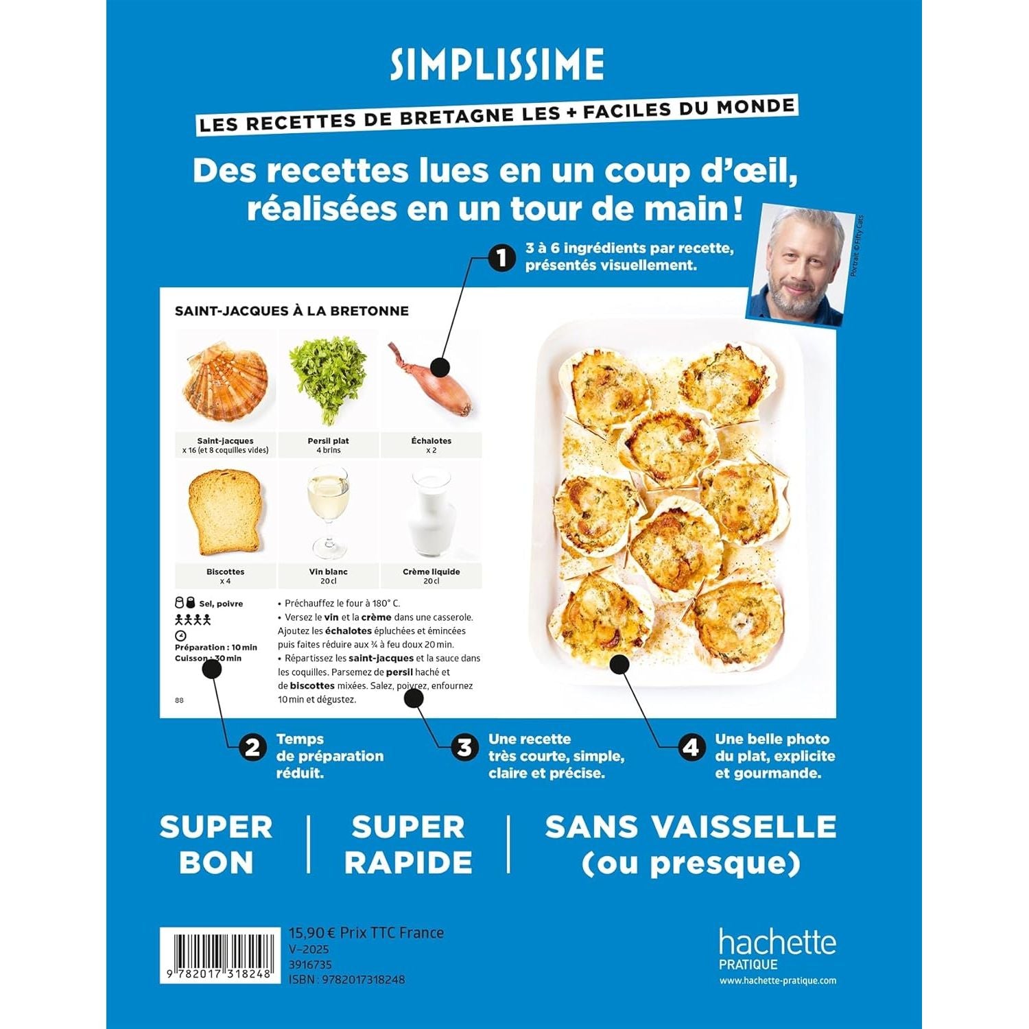 Simplissime : Les recettes de Bretagne les + faciles du monde - Hachette Ed. - Livre de cuisine - - La Guilde Culinaire