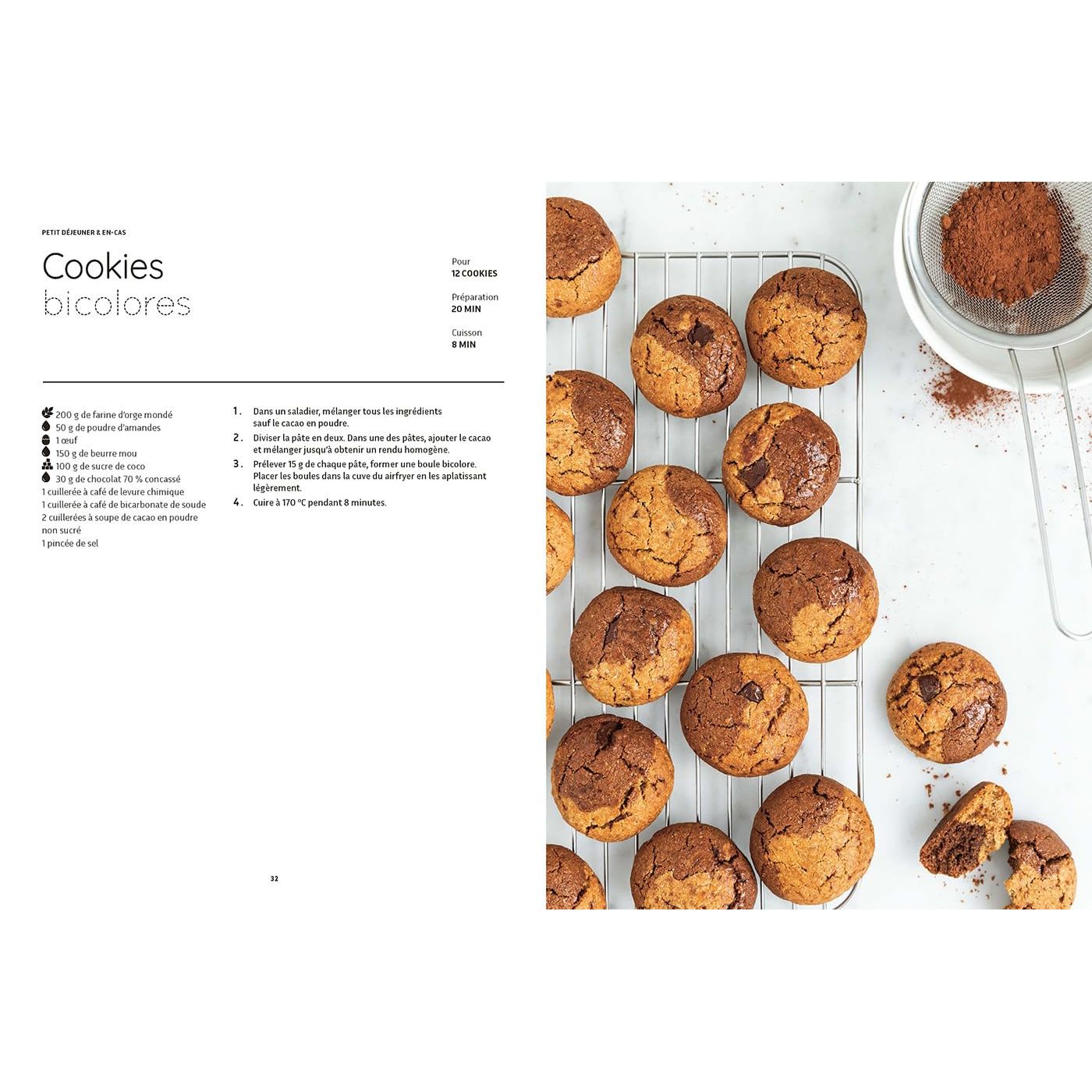 Airfryer - Recettes IG Bas - Marabout - Livre de cuisine - - La Guilde Culinaire
