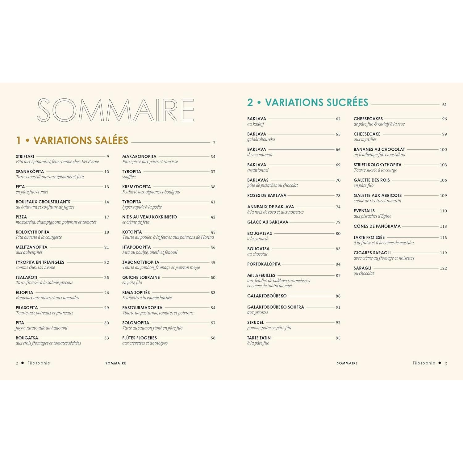 FILOsophie : 50 variations sucrées et salées autour de la pâte filo - Hachette Ed. - Livre de cuisine - - La Guilde Culinaire