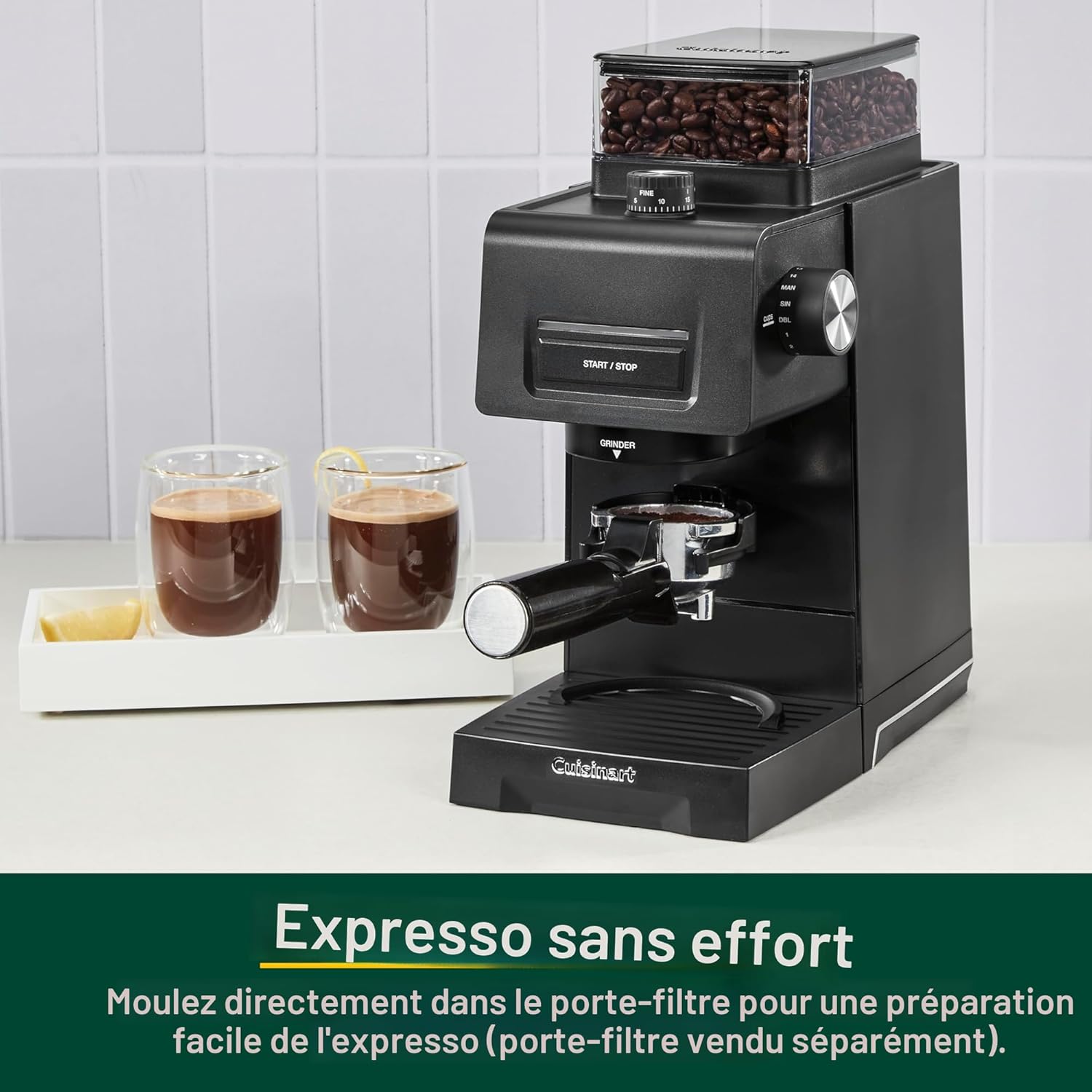 Moulin à meules coniques pour expresso et café - Cuisinart - Moulin à meules - - La Guilde Culinaire