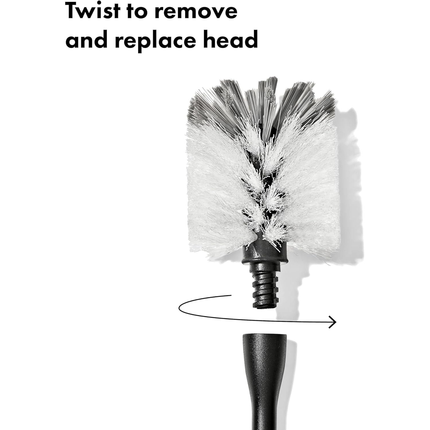 SteeL Brosse à bouteille flexible - OXO - Brosse de nettoyage - - La Guilde Culinaire
