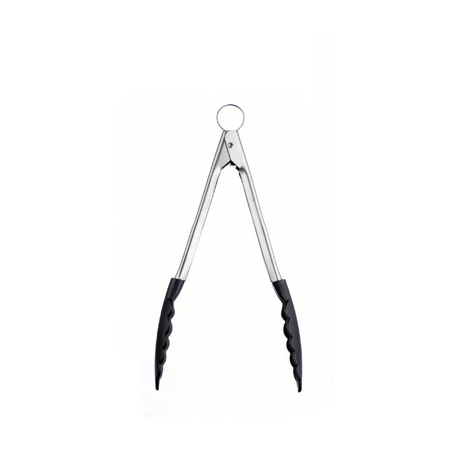 Pinces à verrouillage en silicone noir 9.5"    - Cuisipro - Pince de service -  - La Guilde Culinaire