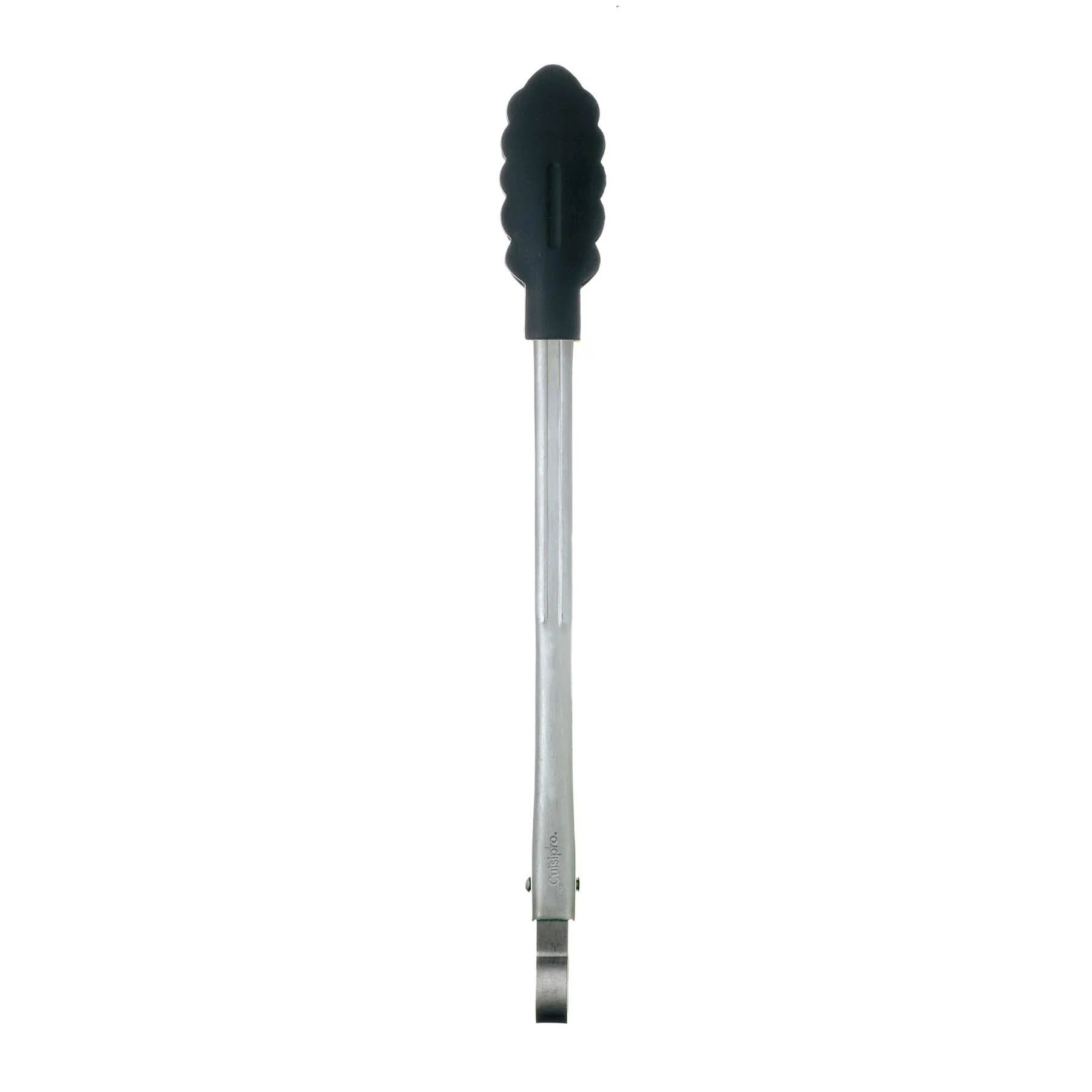 Pinces à verrouillage en silicone noir 9.5"    - Cuisipro - Pince de service -  - La Guilde Culinaire