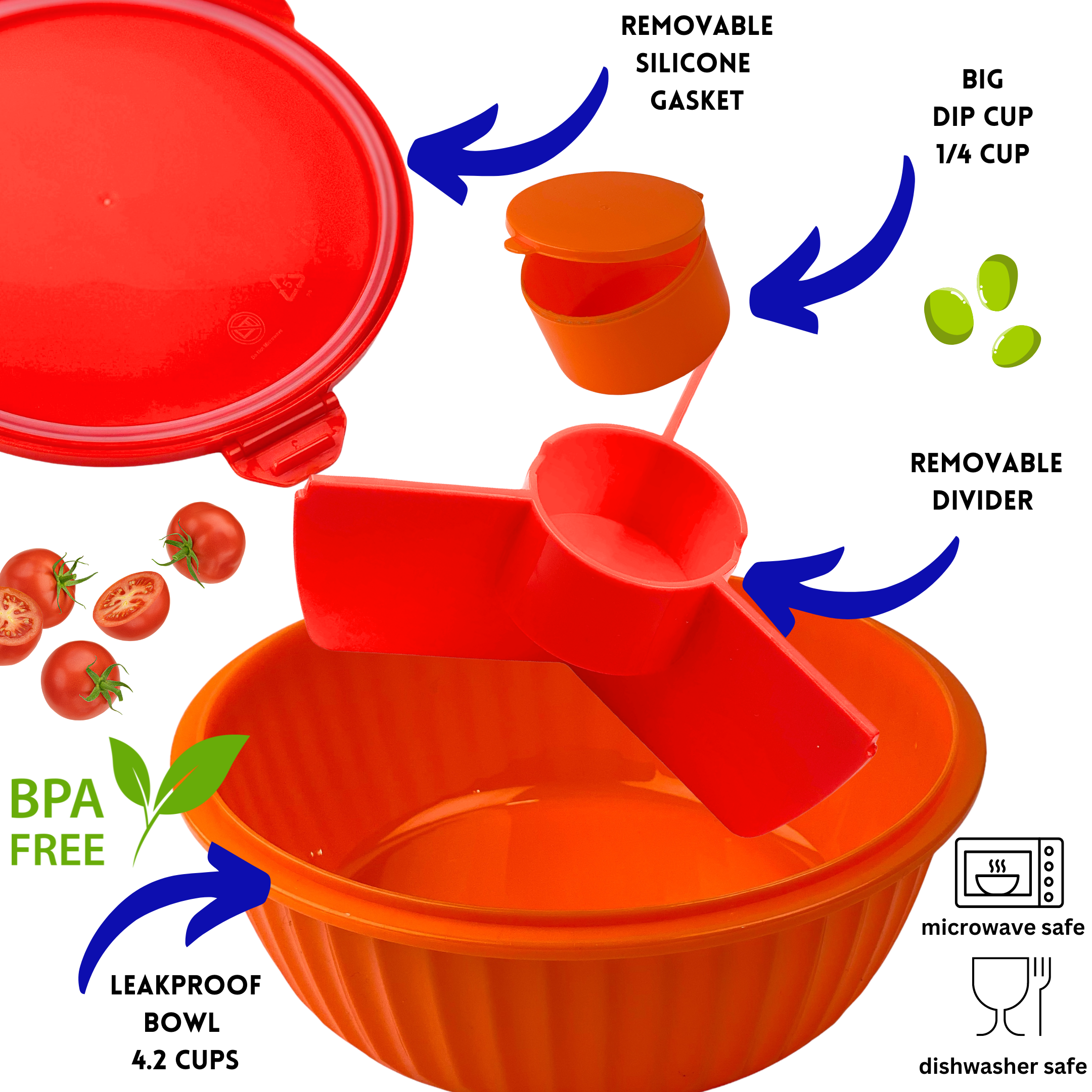 Bol Bento Étanche Yumbox pour Salades et Plats à base de Céréales - Yumbox - Boîte à repas - - La Guilde Culinaire