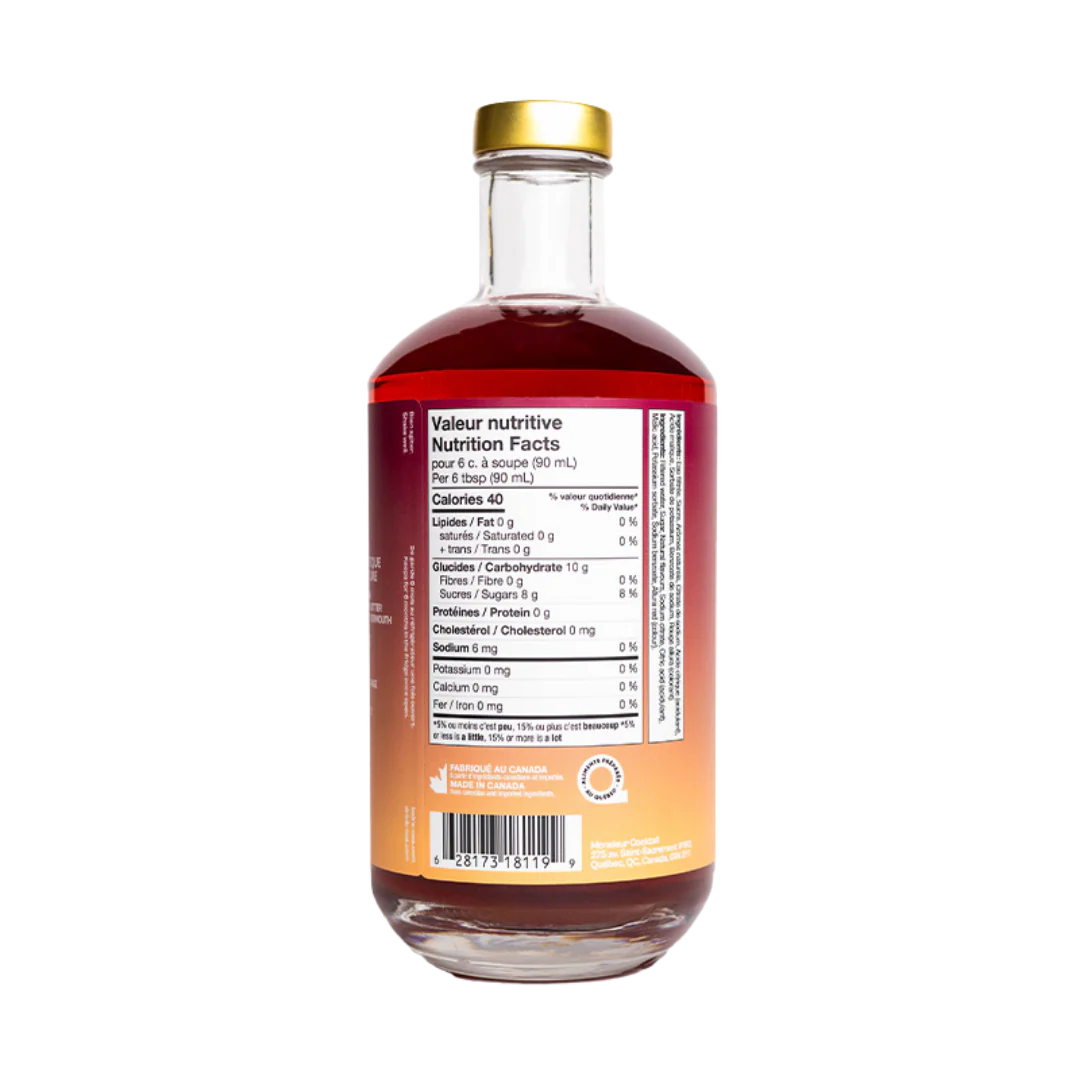 Negroni sans alcool - Monsieur Cocktail - Spiritueux sans alcool - - La Guilde Culinaire
