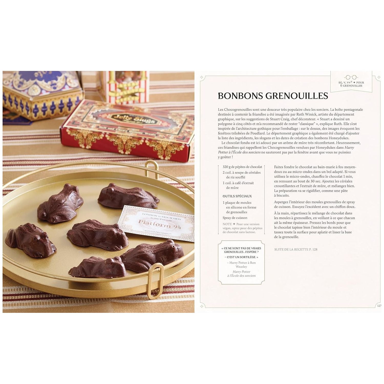Harry Potter - Goûters Enchantés    - Hachette Ed. - Livre de cuisine -  - La Guilde Culinaire