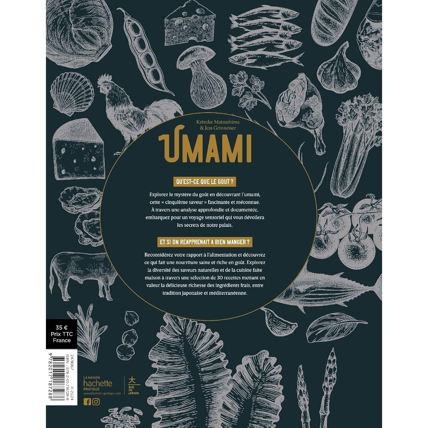 Umami - Hachette Ed. - Livre de cuisine - - La Guilde Culinaire