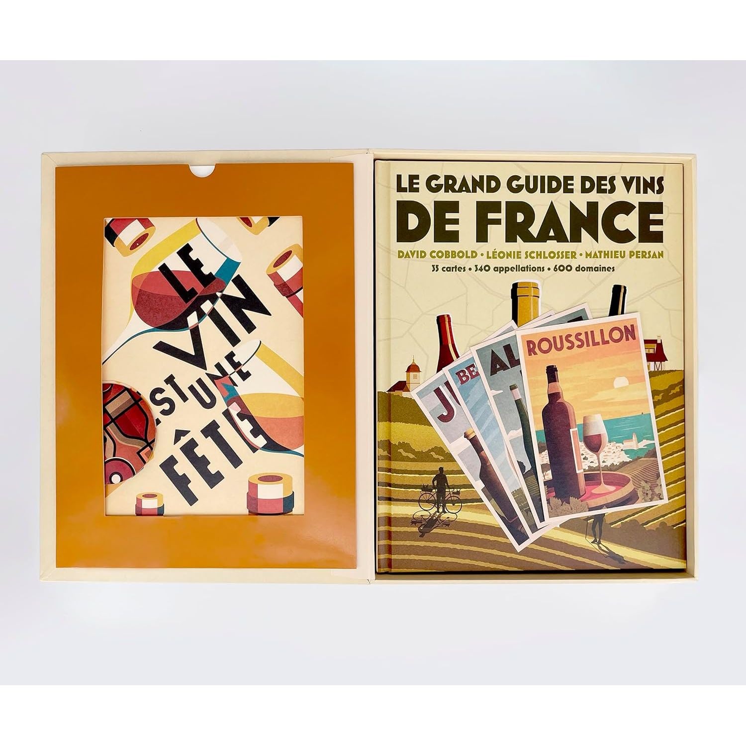 Coffret Les vins de France - Hachette Ed. - Livre d'alcool et boisson - - La Guilde Culinaire