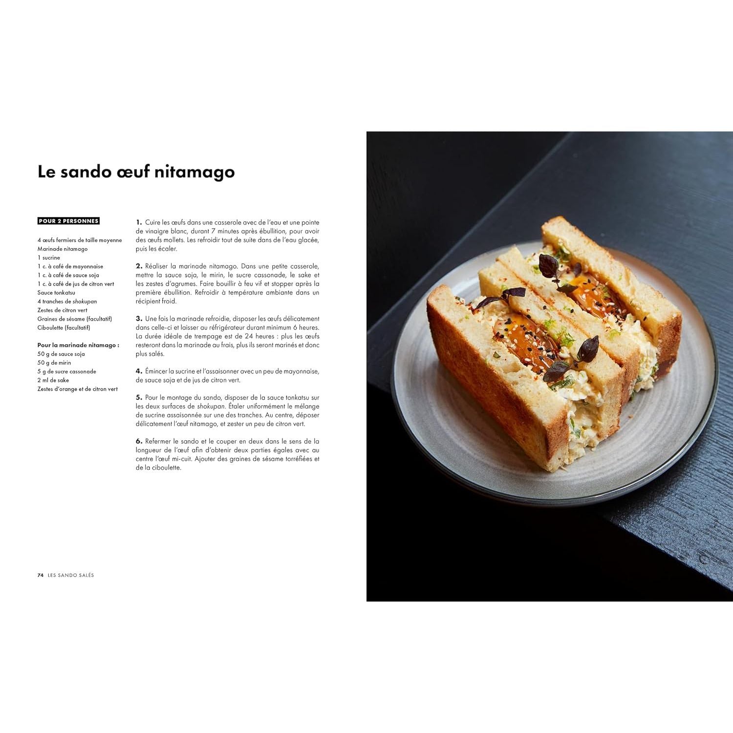 Sando : l'art du sandwich japonais - Hachette Ed. - Livre de cuisine - - La Guilde Culinaire