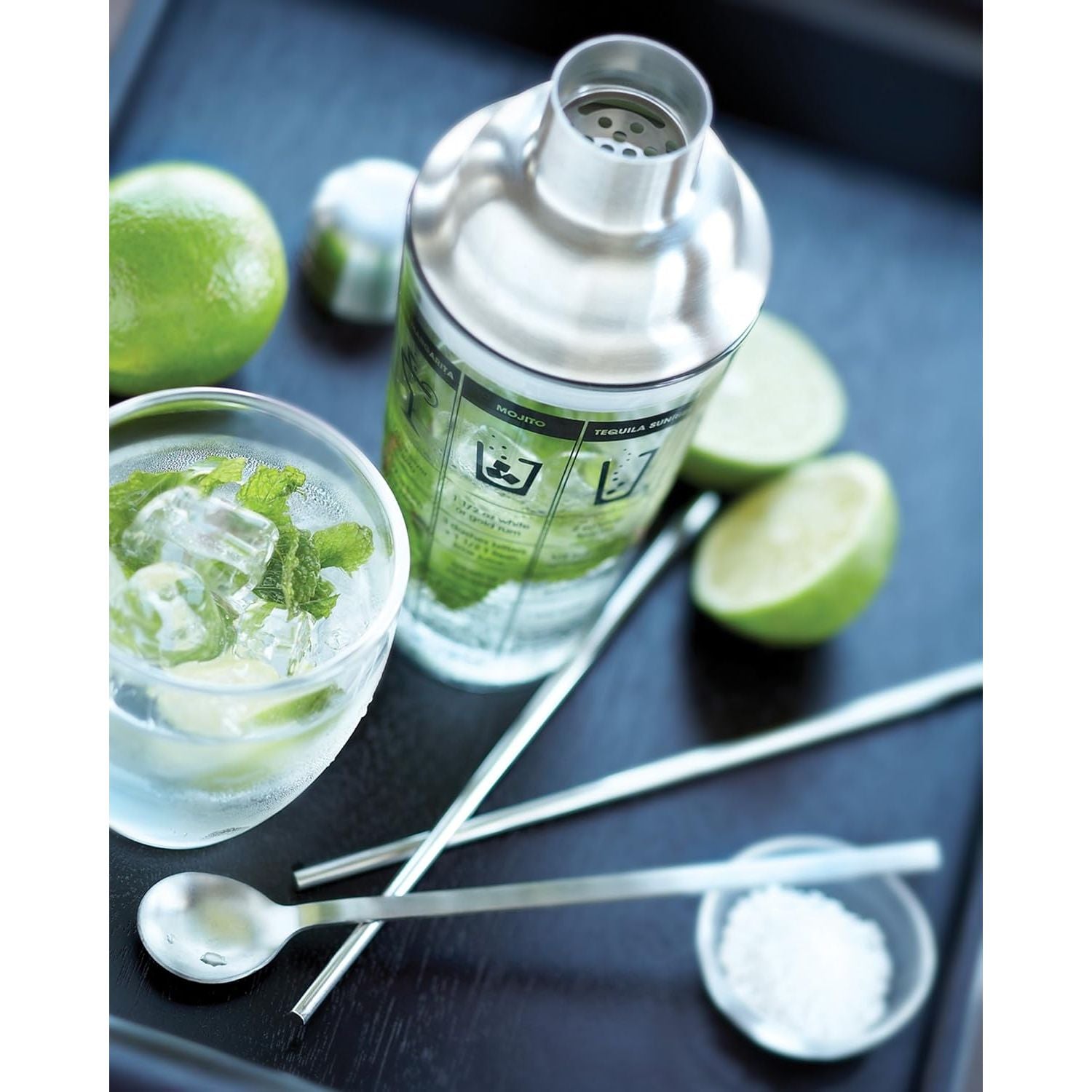 Shaker à cocktail, verre et acier inoxydable - Outset - Shaker - - La Guilde Culinaire
