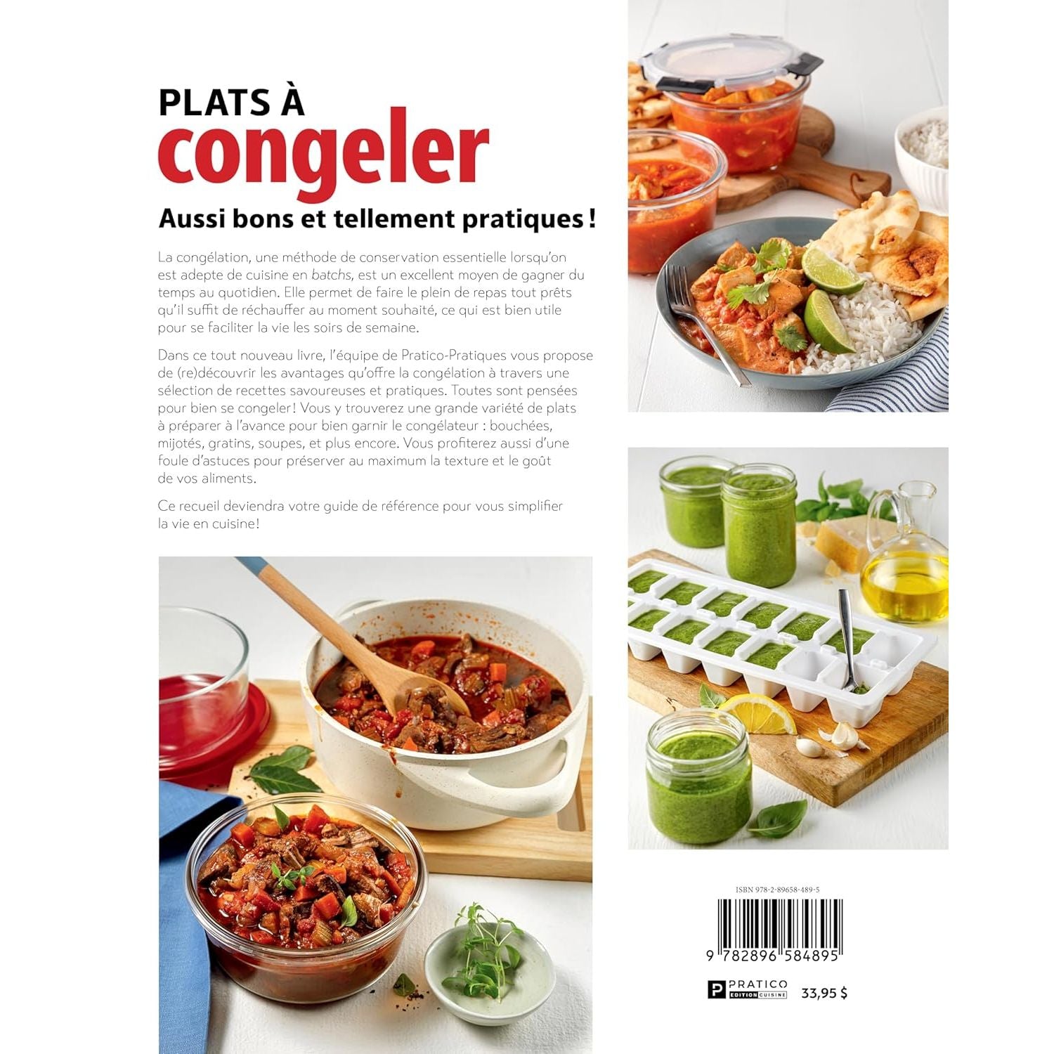 Plats à congeler - Pratico Ed. - Livre de cuisine - - La Guilde Culinaire