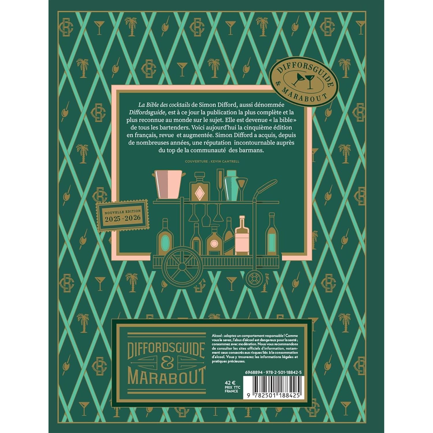 La bible des cocktails [NÉ] - Marabout - Livre d'alcool et boisson - - La Guilde Culinaire