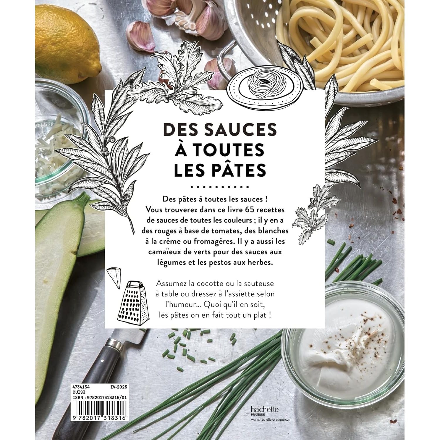 Des sauces à toutes les pâtes - Hachette Ed. - Livre de cuisine - - La Guilde Culinaire