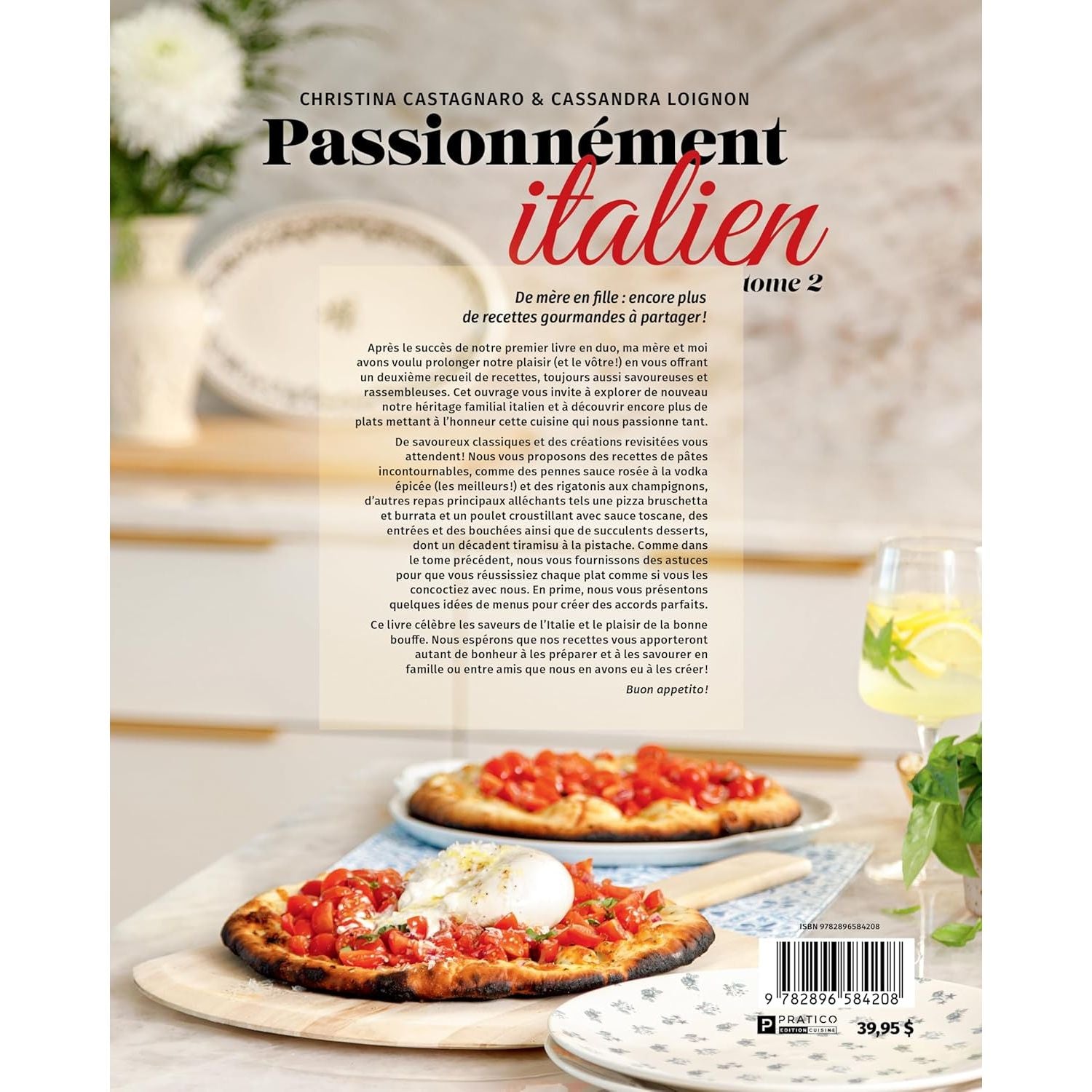 Passionnément italien - Tome 2 - Pratico Ed. - Livre de cuisine - - La Guilde Culinaire