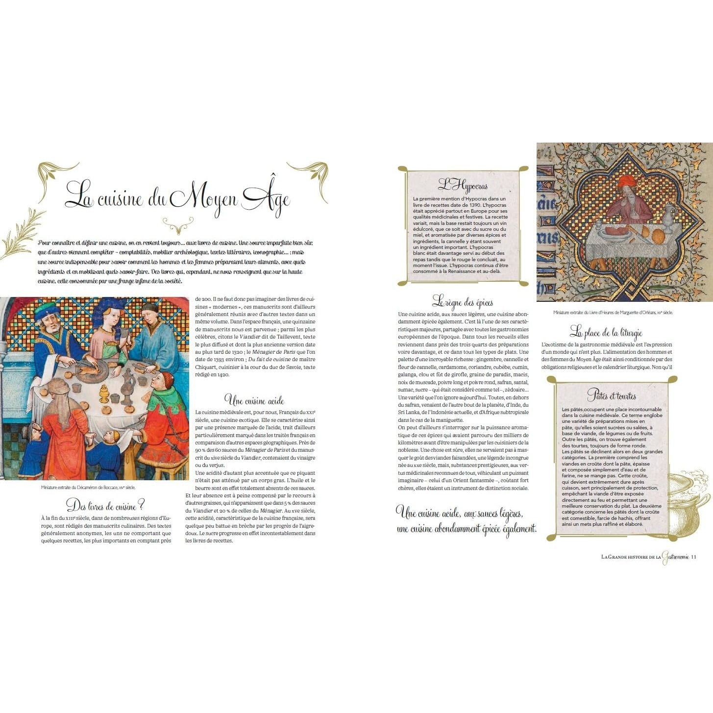 La Grande Histoire de la Gastronomie - Larousse Ed. - Livre de cuisine - - La Guilde Culinaire