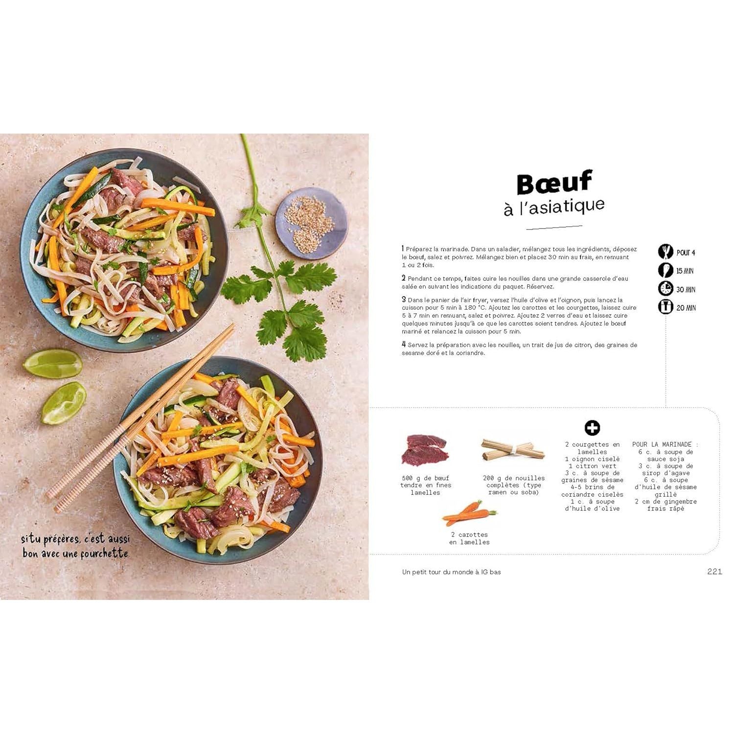 Je cuisine IG BAS à l'air fryer - Larousse Ed. - Livre de cuisine - - La Guilde Culinaire