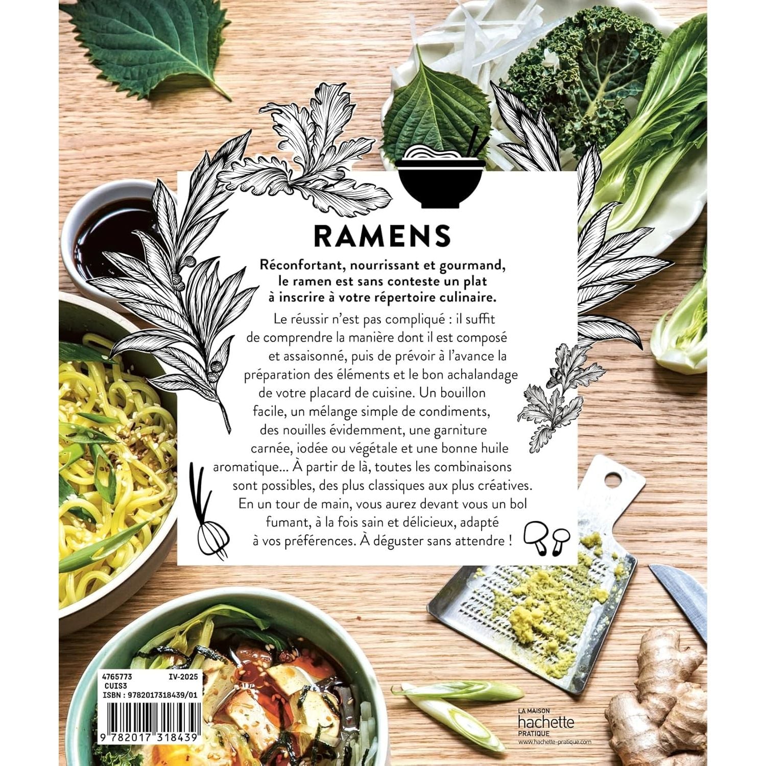 Ramens : 65 recettes pour toutes vos envies - Hachette Ed. - Livre de cuisine - - La Guilde Culinaire