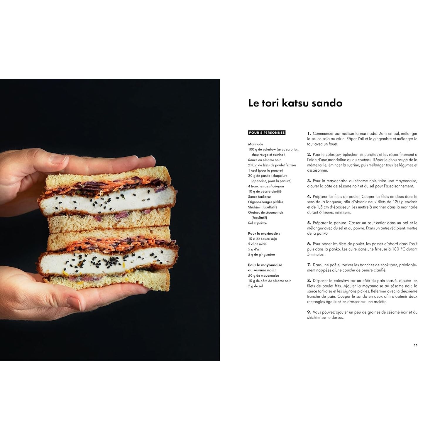 Sando : l'art du sandwich japonais - Hachette Ed. - Livre de cuisine - - La Guilde Culinaire