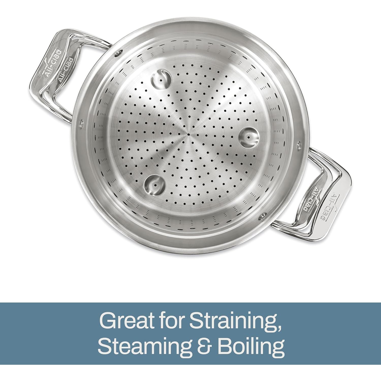 All-Clad 12L Multipot avec insert & couvercle - All-Clad - Batterie de cuisine - - La Guilde Culinaire