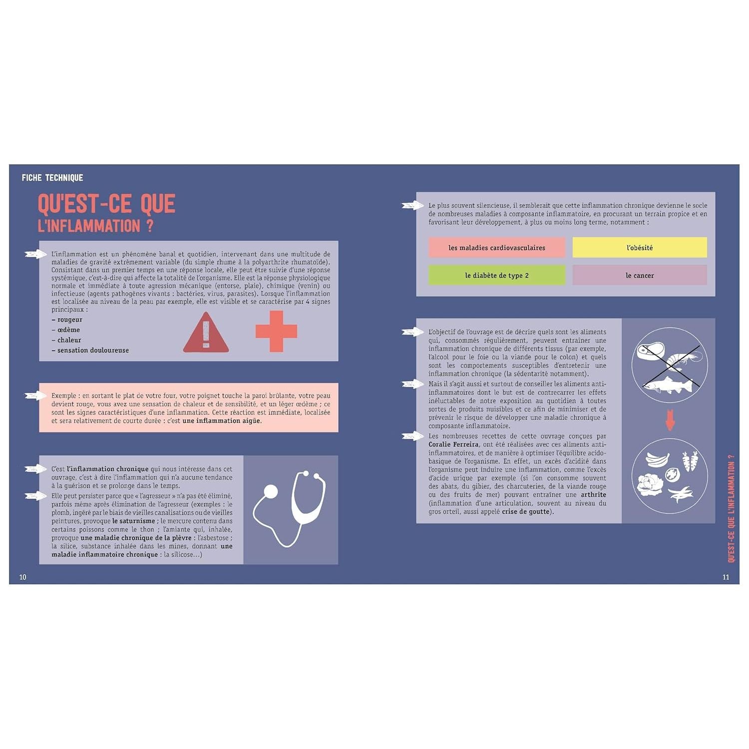 L'Assiette anti-inflammatoire - Hachette Ed. - Livre de cuisine - - La Guilde Culinaire