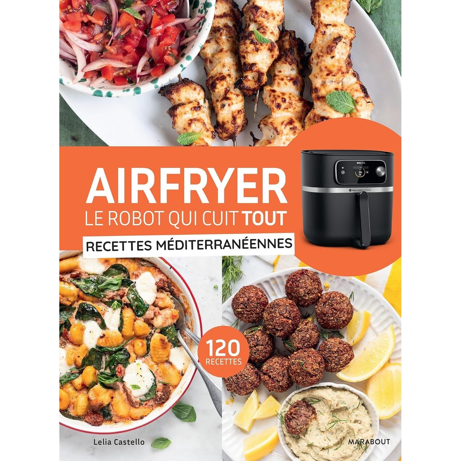 Airfryer - Recettes méditerranéennes - Marabout - Livre de cuisine - - La Guilde Culinaire