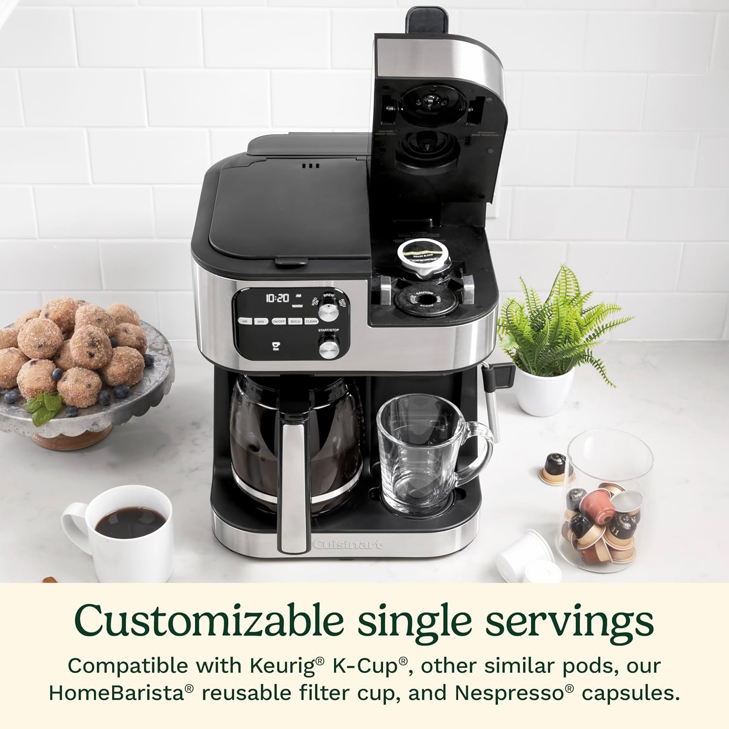 Cafetière 4 en 1 Coffee Center Barista Bar - Cuisinart - Cafetière - - La Guilde Culinaire