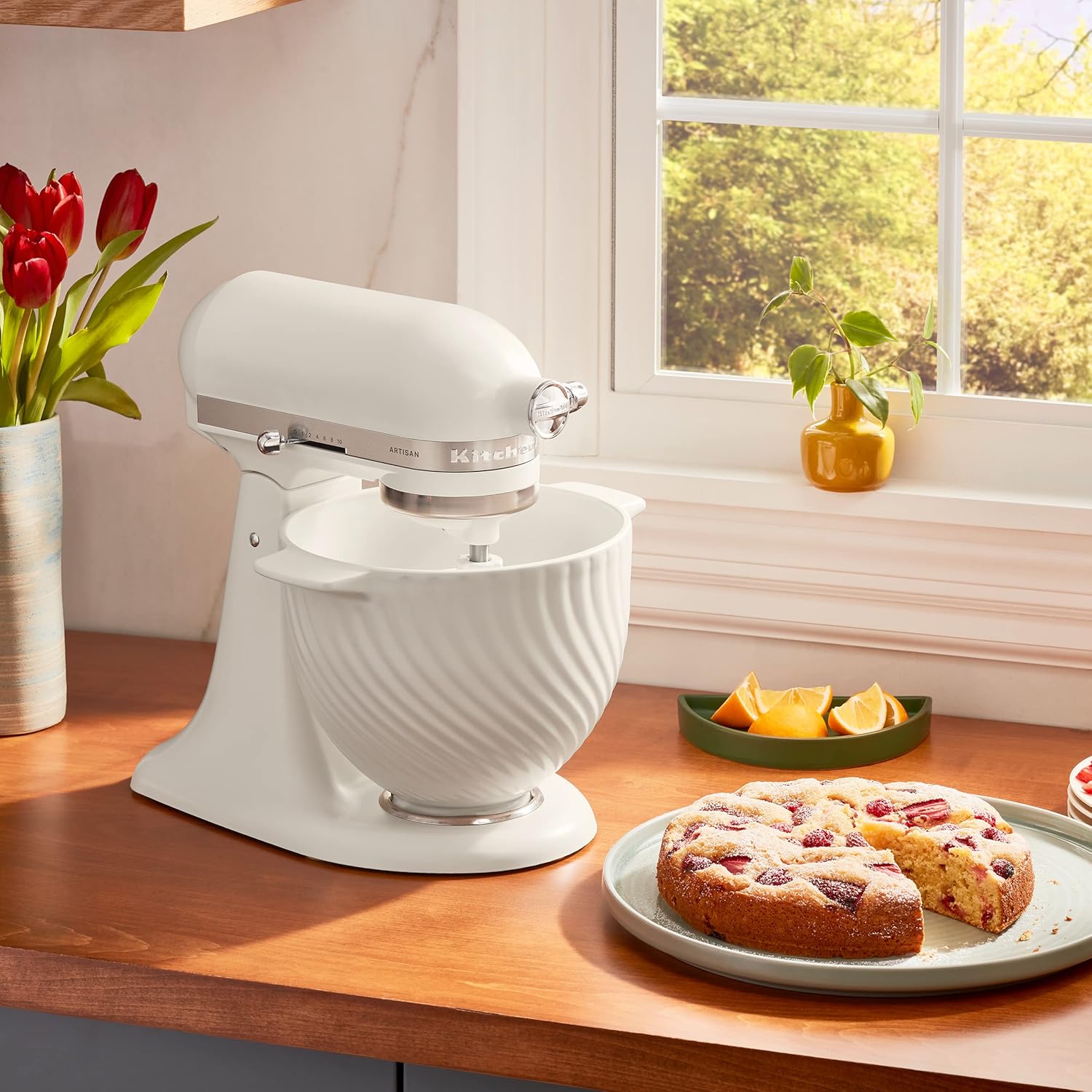 Bol en céramique pour meringue de 5 litres, KitchenAid - Kitchenaid - Bol batteur sur socle - - La Guilde Culinaire