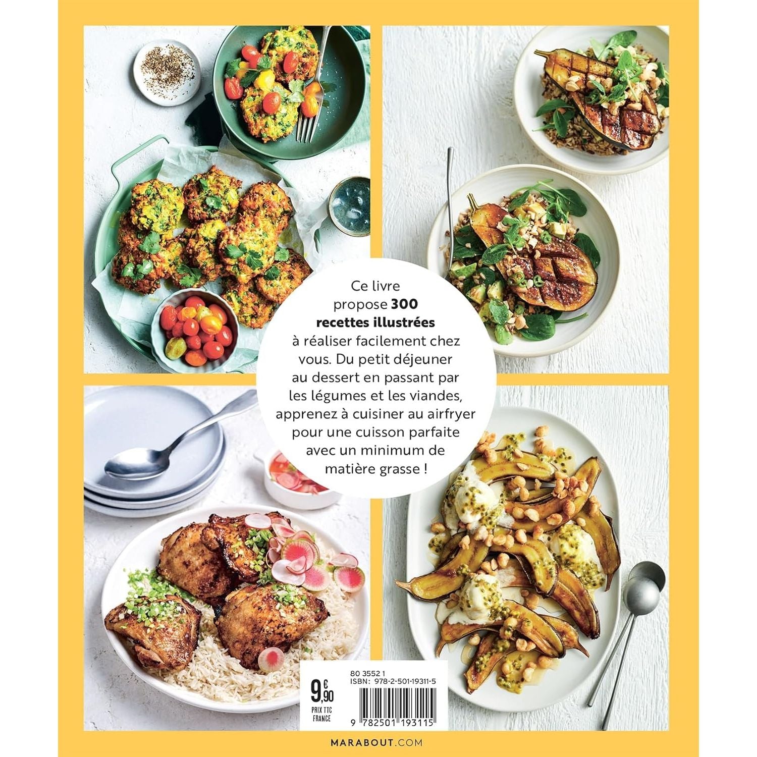 300 recettes pour tout cuisiner au airfryer - Marabout - Livre de cuisine - - La Guilde Culinaire