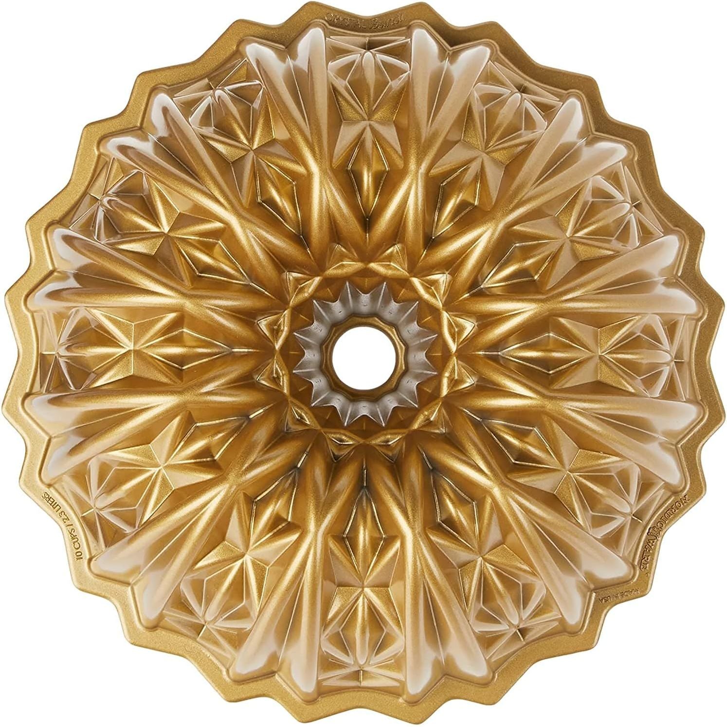 Moule à gâteau Bundt Crystal Gold - Nordic Ware - Moule à gâteaux - - La Guilde Culinaire