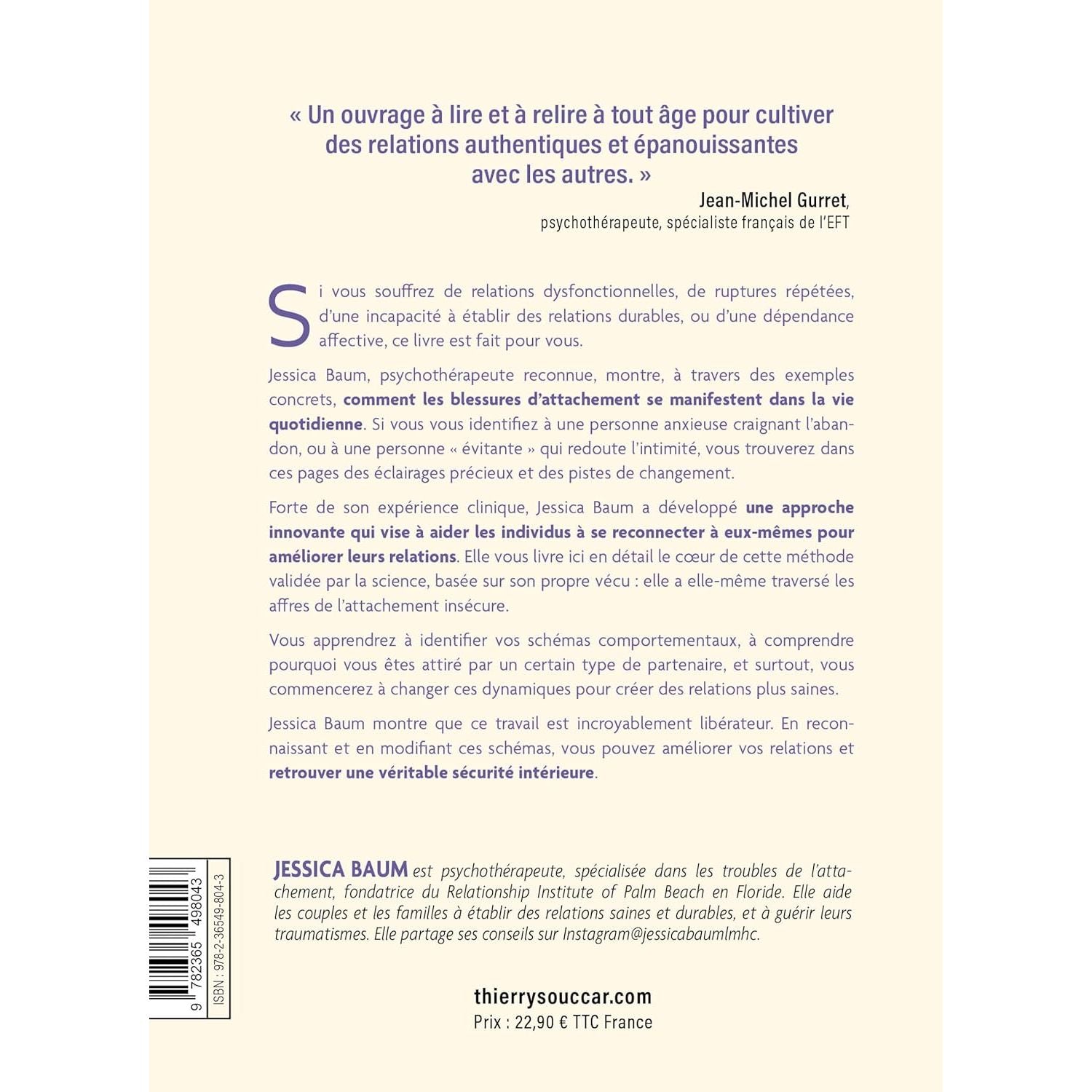 L'attachement anxieux - Thierry Souccar Ed. - Livre de psychologie - - La Guilde Culinaire