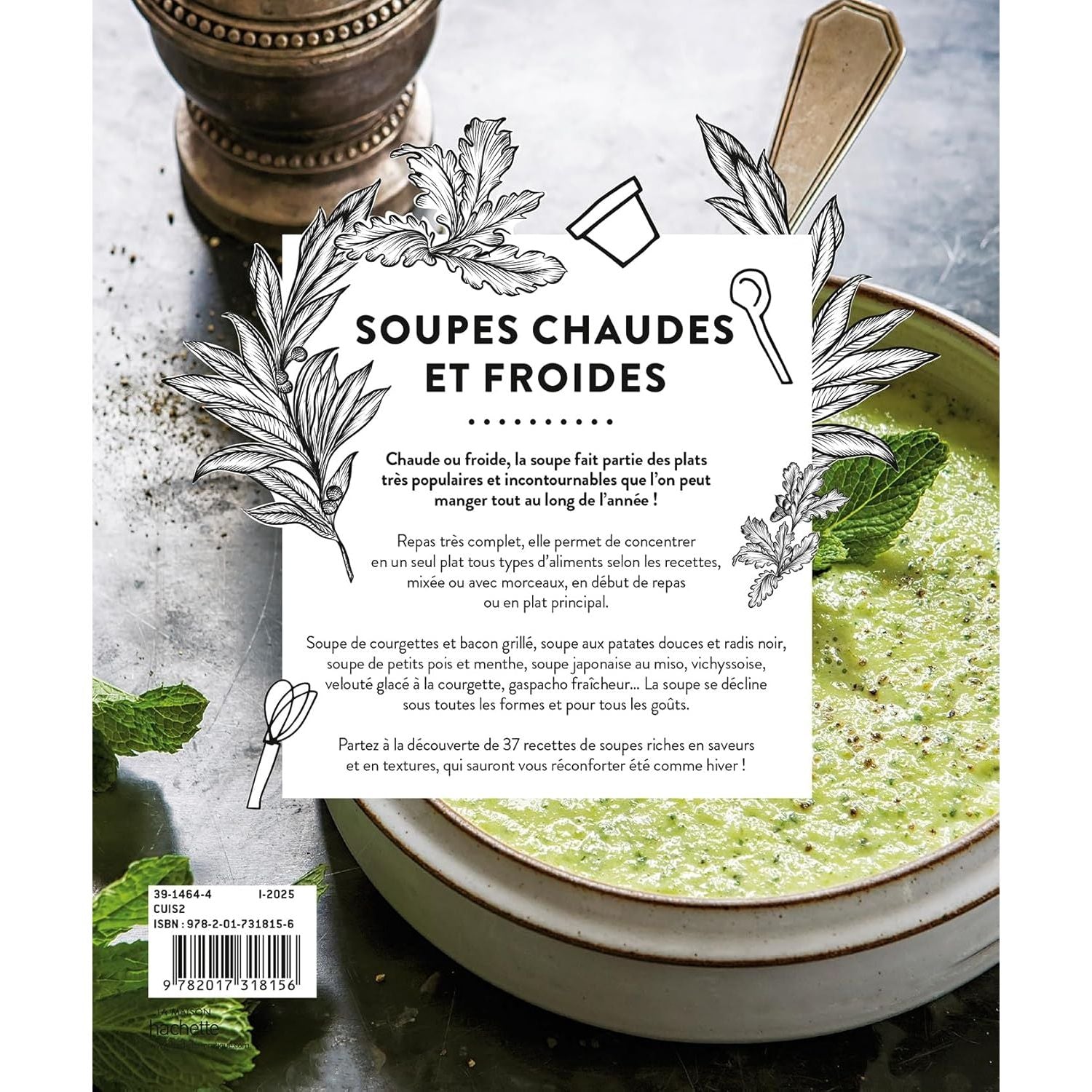 Soupes chaudes et froides - Hachette Ed. - Livre de cuisine - - La Guilde Culinaire