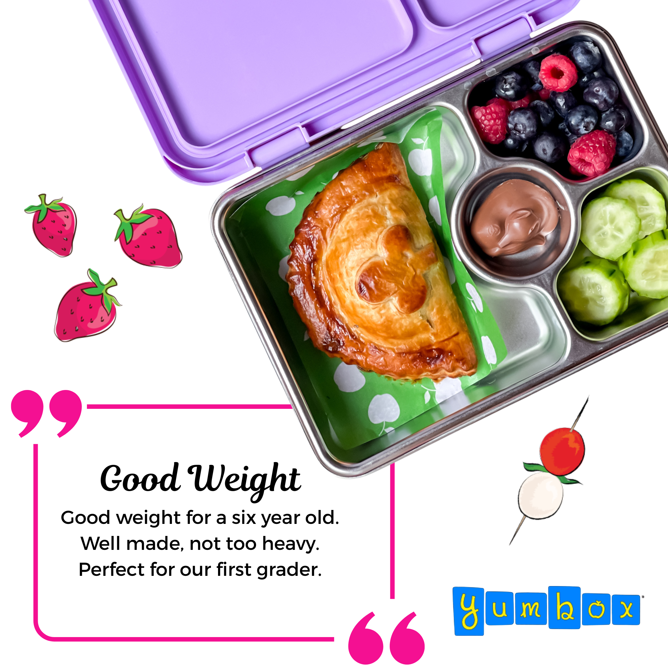 Yumbox Prêt – Boîte à Lunch Bento Étanche en Acier Inoxydable - Yumbox - Boîte à repas - - La Guilde Culinaire