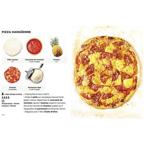 Simplissime : 100 recettes : pizza party    - Hachette Ed. - Livre de cuisine -  - La Guilde Culinaire