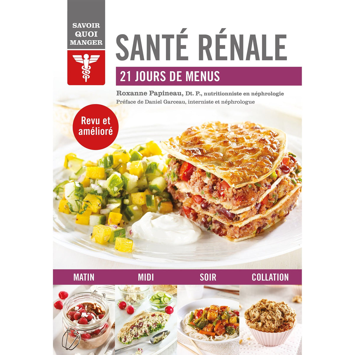 Savoir quoi manger – Santé rénale    - Modus Vivendi Ed. - Livre de cuisine -  - La Guilde Culinaire