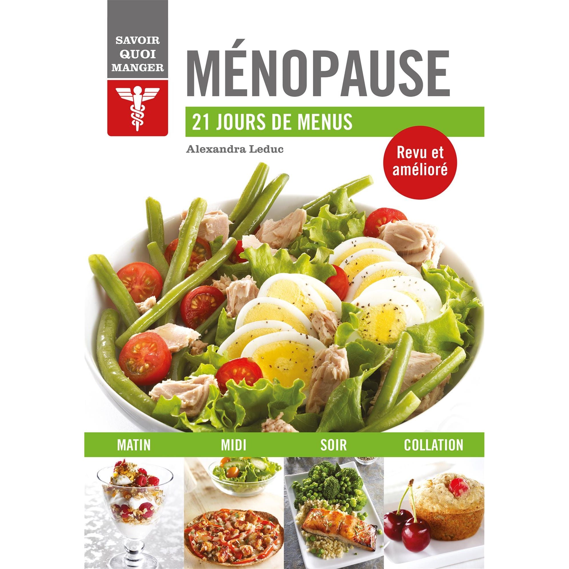 Savoir quoi manger - Ménopause    - Modus Vivendi Ed. - Livre de cuisine -  - La Guilde Culinaire