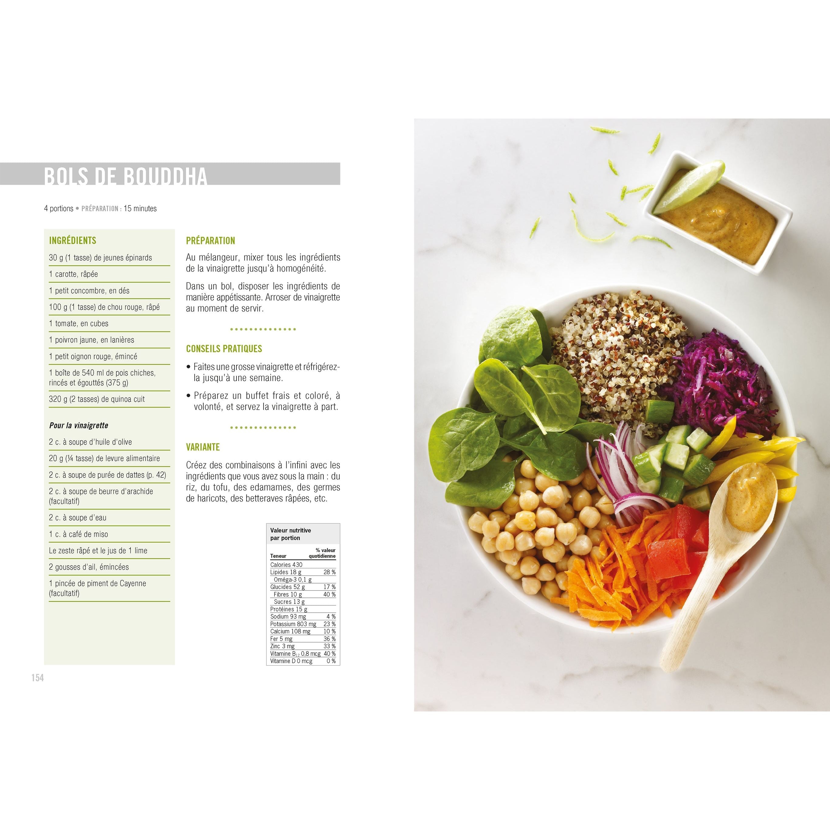 Savoir quoi manger - Végétalien    - Modus Vivendi Ed. - Livre de cuisine -  - La Guilde Culinaire