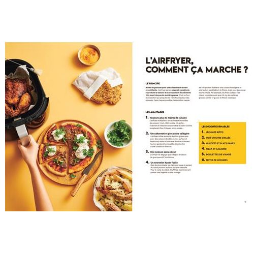 Airfryer : La friteuse qui cuit tout tout tout - 190 recettes avec très peu d'huile    - Marabout - Livre de cuisine -  - La Guilde Culinaire