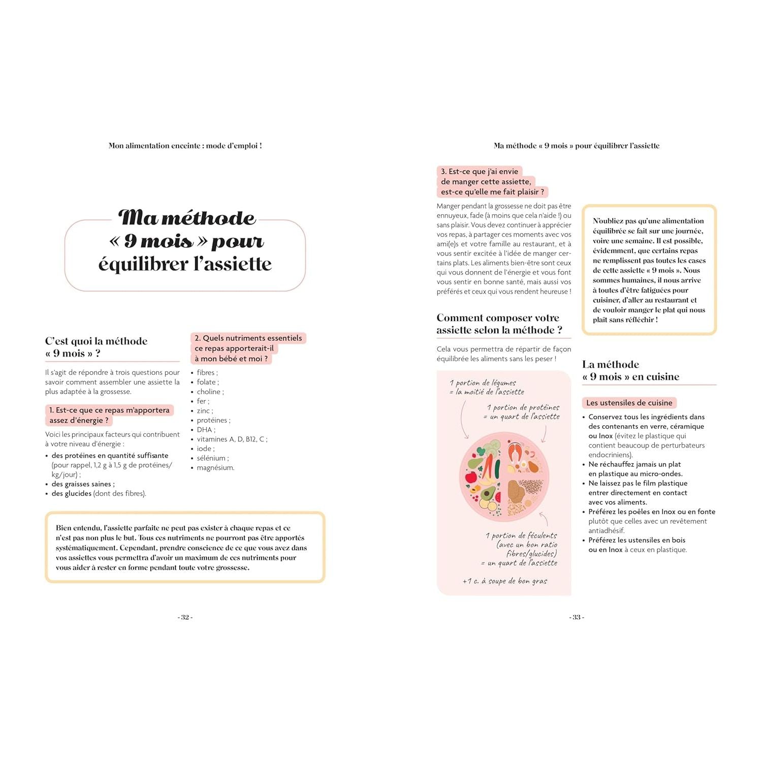 Je mange quoi pendant 9 mois ?    - Larousse Ed. - Livre -  - La Guilde Culinaire