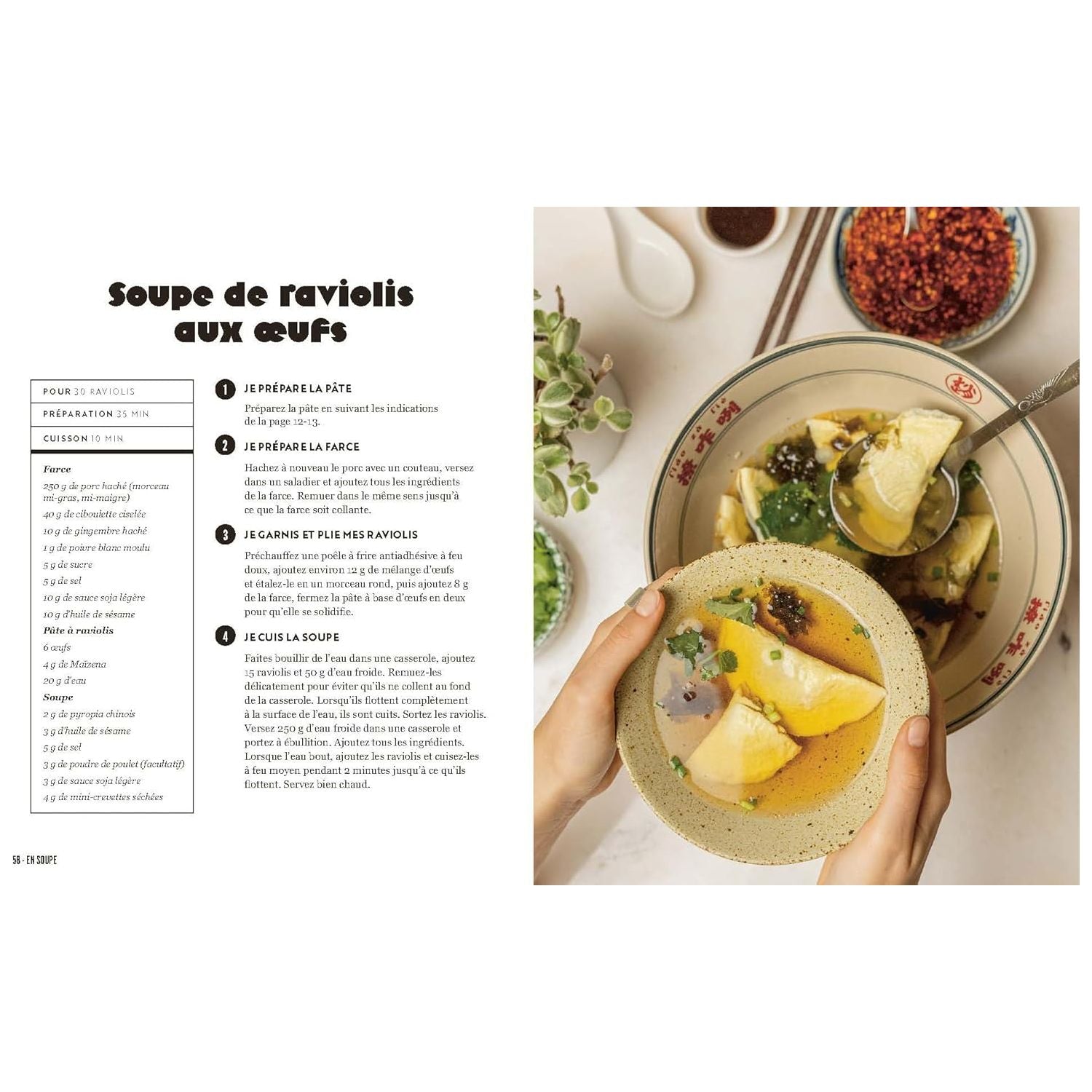 Ravioli chinois    - Marabout - Livre de cuisine -  - La Guilde Culinaire