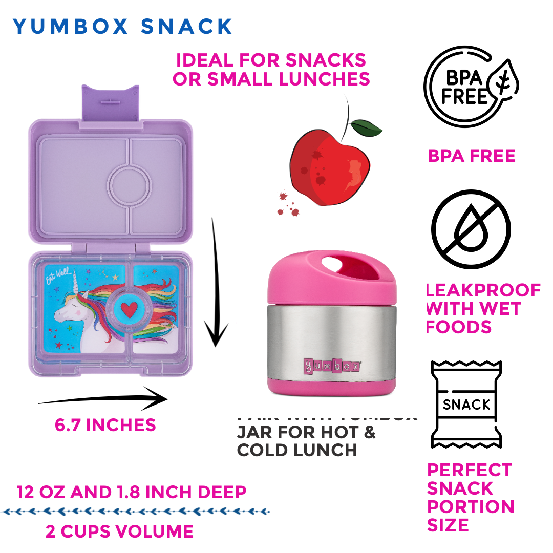 Yumbox Snack - Boîte à Lunch Bento de Petite Taille - Yumbox - Boîte à repas - - La Guilde Culinaire